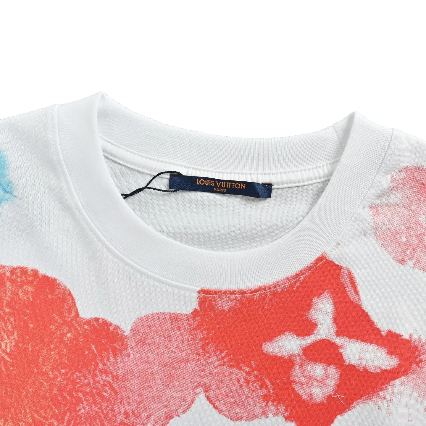 Louis Vuitton/Louis Vuitton ink painted smudged short sleeves